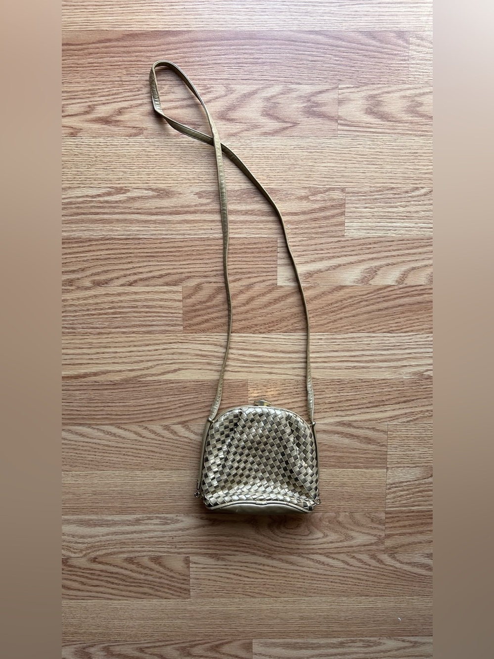 Jay Herbert Vintage New York Brown Tan Leather Crossbody Purse